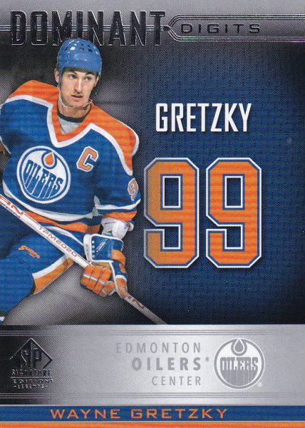 insert karta WAYNE GRETZKY 20-21 SP Signature Legends Dominant Digits číslo DD-45